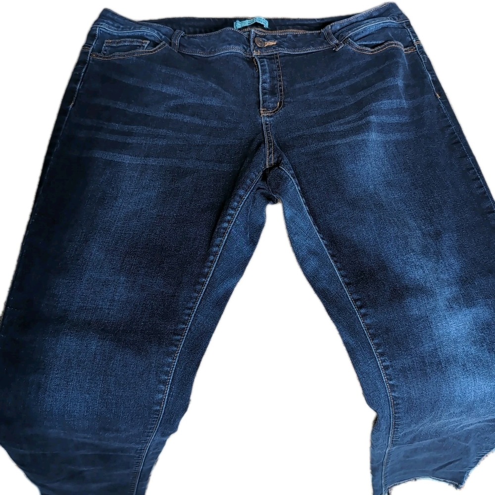 Wax Jean But I Love‎ You Butt-Lifting Jeans Size 18 Women's Straight Leg Stretch